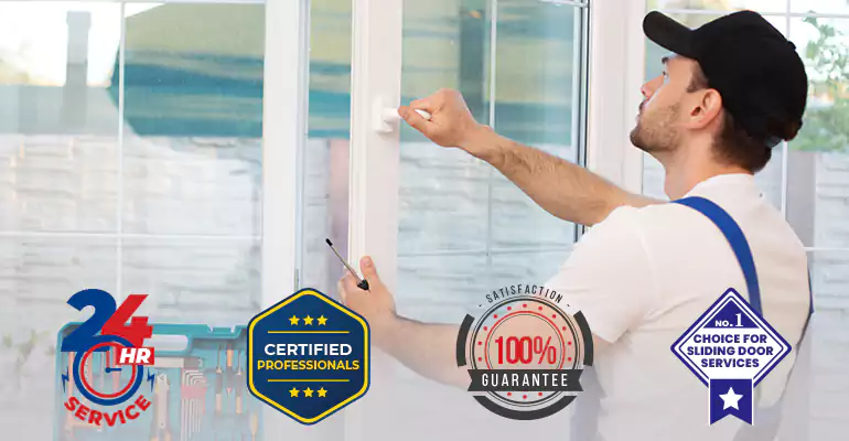 Balcony Glass Door Repair Near Me in Wilton Manors
