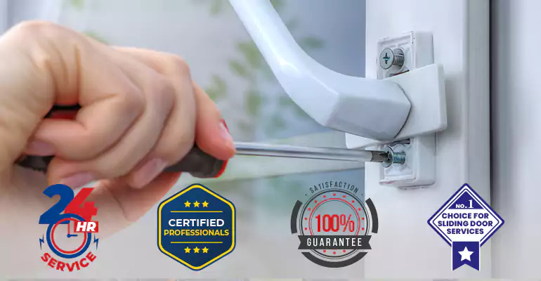 Broken Patio Door Handle Repair in Wilton Manors