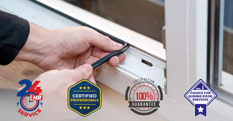 Sliding Glass Door Track Repair and Cost Estimate in Wilton Manors