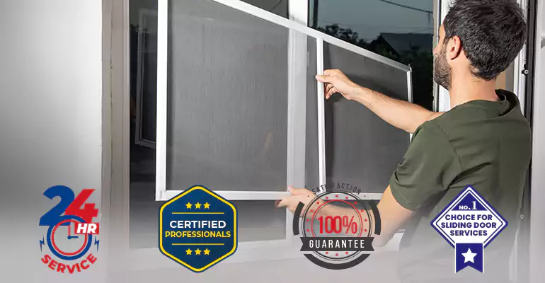 Sliding Screen Door Frame Repair in Wilton Manors