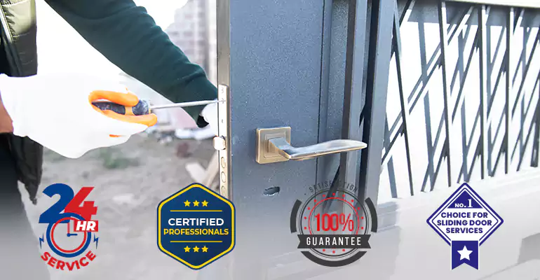 Steel Door Bottom Repair in Wilton Manors