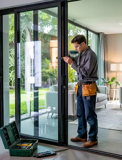 Professional Sliding Glass Door Lock Installation in Wilton Manors, FL